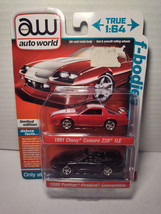 Auto World 1:64 2 Pack F-Bodies ‘91 Chevy Camaro &amp; ‘96 Pontiac Firebird Conv NEW - $9.89