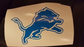 3 x 4 Detroit Lions NFL Football Vinyl Decal White or blue choose style - £2.34 GBP