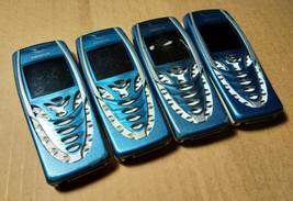 Lot of 4 Nokia 7210 Unlocked GSM Cell Phones AS IS Parts or Repair - £13.45 GBP