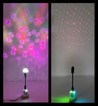 *B2) Ruibytree USB Mini Disco Ball and Star Light Set Party Karaoke Birt... - €8,49 EUR