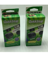(2) Fujifilm QuickSnap Flash Camera (27 EXP. Each) ~ 4/07 &amp; 3/07 - £17.56 GBP