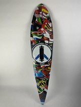 LONGBOARDING  FOR PEACE Pintail 8ply Maple Top mount Downhill 8.875 X 40... - $39.90