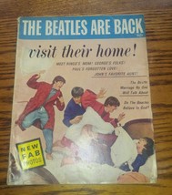 Vintage the BEATLES Are Back 1964 Macfadden Pub. Magazine Visit Their Home - £19.66 GBP