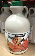Kirkland Signature Organic Maple Syrup 100% Pure Grade A Amber Rich Tast... - £16.63 GBP