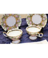 Royal Vienna by Arnart - Pale Pink Cups &amp; Saucers - Set of 2 - €42,02 EUR
