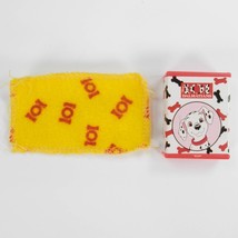 Mattel 1990’s Disney 101 Dalmatians Dipstick Puppy Playset Towel Dog Food Box - £4.80 GBP