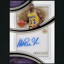 2016 Immaculate Shadowbox Signatures Magic Johnson Auto On Card #3/60 Lakers  - £159.86 GBP