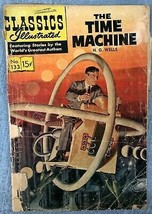 Classics Illustrated #133 The Time Machine By H.G. Wells (Hrn 152) Fair - $9.89