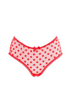 L&#39;AGENT BY AGENT PROVOCATEUR Womens Briefs Polka Dot Backless Red Size S  - £33.43 GBP