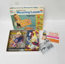 Whiting Steel Weaving Loom &amp; Hook Set Vintage Toy Adjustable Jersey Loop... - £13.29 GBP