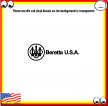 Beretta USA Vinyl Cut Decal Sticker Logo Firearms Hunting - £3.95 GBP