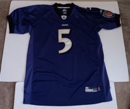 Joe Flacco Baltimore Ravens Jersey Reebok Men&#39;s Size 54 Stitched - £27.18 GBP