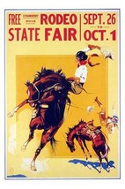Strawberry Roan State Fair - Cowgirl - Art Print - £17.57 GBP+