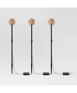 Threshold 3pk Sphere Burst Battery LED Outdoor Light Stakes Black/Clear - $355.90 MXN Threshold 3pk Sphere Burst Battery LED Outdoor Light Stakes Black/Clear - $355.90 MXN
