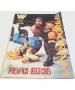 WWF &#39;93 Wrestling Program Magazine 222 Adam Bomb/Diesel INCLUDES POSTERS... - £26.21 GBP