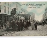 Middletown Ohio Flood 3rd&amp; Main Railroad All on the Job Postcard March 2... - $44.50