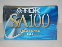 Tdk SA100 High Bias Type Ii - Blank Cassette Tape (New) - £6.25 GBP