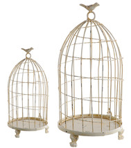 Decorative Metal Bird Cage Set Of 2 - £42.07 GBP