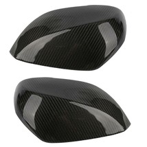 2Pcs Real Carbon Fiber Side View Mirror Cover Caps For 2014-2019 INFINIT... - £65.54 GBP