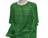 SB TECH T Shirt Men Size 3XLT Cool Play Green Static Lightning - $11.88