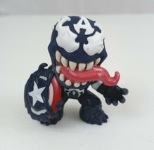 Funko Mystery Minis Bobblehead Marvel Venomized Captain America Vinyl 2.5&quot; Fig  - £6.19 GBP
