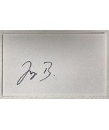 Joe Burrow Signed Autographed 3x5 Index Card - £39.22 GBP