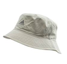 Adidas Classic Cotton Bucket Hat Unisex Casual Sportswear Cap Grey NWT IR7895 - £30.13 GBP