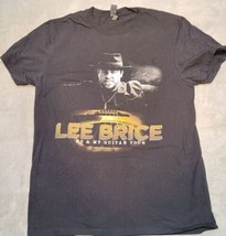 Lee Brice Tee Shirt Size L~Me &amp; My Guitar Crew Tour 2023-24 ~Country Rock - $19.79