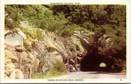 Shenandoah National Park Tunnel On Skyline Drive Virginia Postcard Unposted - £7.90 GBP