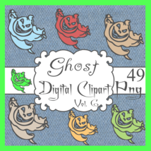 Ghost Digital Clipart Vol. 6 - $1.25