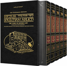 Artscroll Kleinman Kitzur Shulchan Aruch Code of Jewish Law 5 Vol Slipcased Set - £120.23 GBP