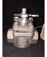 NEW DURCO A744A351 VALVE 1/2" THREADED VALVE 300PSI CF3M A744A351  - $98.00