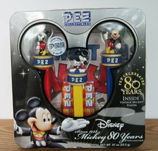 Pez Mickey 80 Years limited Edition numbered Collector&#39;s Set Tin Box 2007 - £15.68 GBP