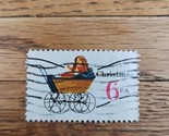 US Stamp Christmas Wagon 6c Used - $0.94
