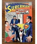 SUPERMAN #198 VF+ 8.5 Full Color Gloss ! White Pages ! Excellent Spine ! - £66.77 GBP