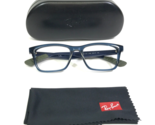 Ray-Ban Eyeglasses Frames RB7025 5796 Navy Blue Rectangular Full Rim 53-... - $98.99