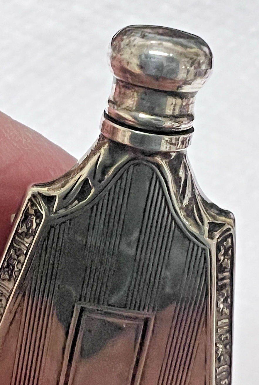 Antique Webster Sterling Miniature Perfume Scent Bottle with Dauber Item image 4