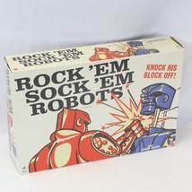 2014 Mattel Rock Em Sock Em Robots Game New Open Original Box - £38.70 GBP