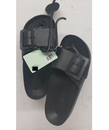 Pair of Black sandals for girl, size 8 - £6.26 GBP