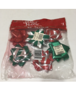 Vintage self stick bows gift wrap holiday color decorative bows movie ph... - $19.75