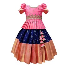 indian lehenga choli set for kids girls dress readymade stiched - £30.98 GBP