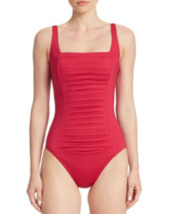 NWT Calvin Klein Swimsuit Bikini one 1 piece Size 6 Strawberry 50+ UPF - £39.86 GBP