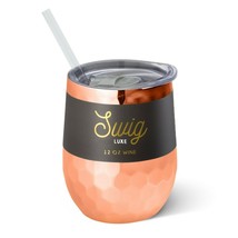 Swig Luxe Copper Stemless Wine Cup 12 Ounces - £23.97 GBP