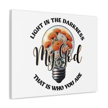  Light in the Darkness Bible Verse Canvas Christian Wall Art Rea - $75.99+