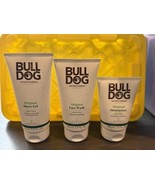 3Pk Bundle of Bulldog Skincare Men Original Shave Gel, Face Wash, &amp; Mois... - $32.66