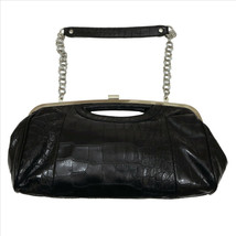 Aphorism Black Faux Crocodile Women&#39;s Clutch Bag - £11.61 GBP
