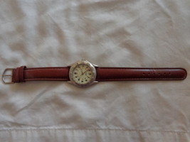 Collectible TV Guide Watch with Genuine Leather Band (#1684) - $11.99