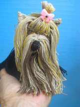 Amigurumi Yorkshire Terrier Yorkie Puppy Dog Crochet by Bren - $59.00