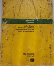 Vtg John Deere Operator’s Manual Hydraulic Lift Reel &amp; Hydrostatic Drive... - $3.99