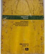 Vtg John Deere Operator’s Manual Hydraulic Lift Reel &amp; Hydrostatic Drive... - $74.43 MXN